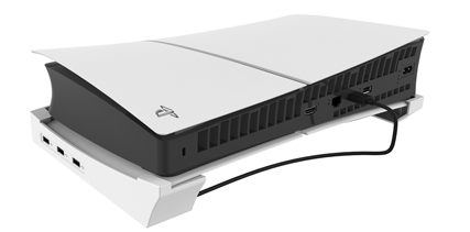 新款PS5主机来了，派鲨鱼PS5 slim横放支架配件推荐
